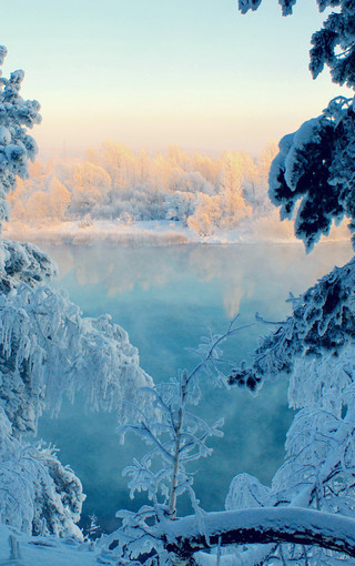 冬季风景iPhone 6 plus壁纸(5)