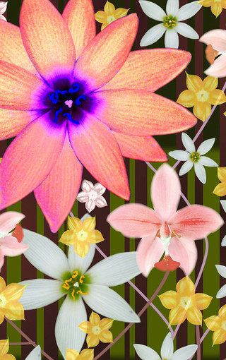精美花卉设计手机壁纸(7)