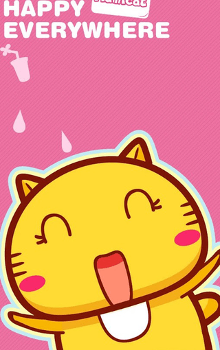 哈咪猫hamicat可爱卡通iPhone4S手机壁纸(2)
