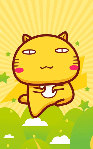 哈咪猫hamicat可爱卡通iPhone4S手机壁纸(11)
