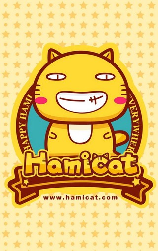 哈咪猫hamicat可爱卡通iPhone4S手机壁纸