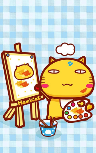 哈咪猫hamicat可爱卡通iPhone4S手机壁纸(8)