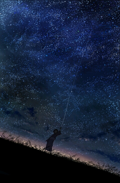 天空镶满了小星星星空图片(5)