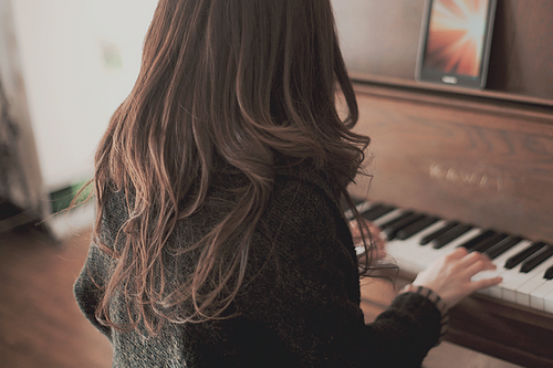 喜欢钢琴那恬静的声音