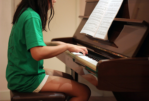 喜欢钢琴那恬静的声音