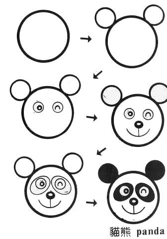 熊猫简单画图片