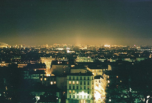 大楼夜景图片