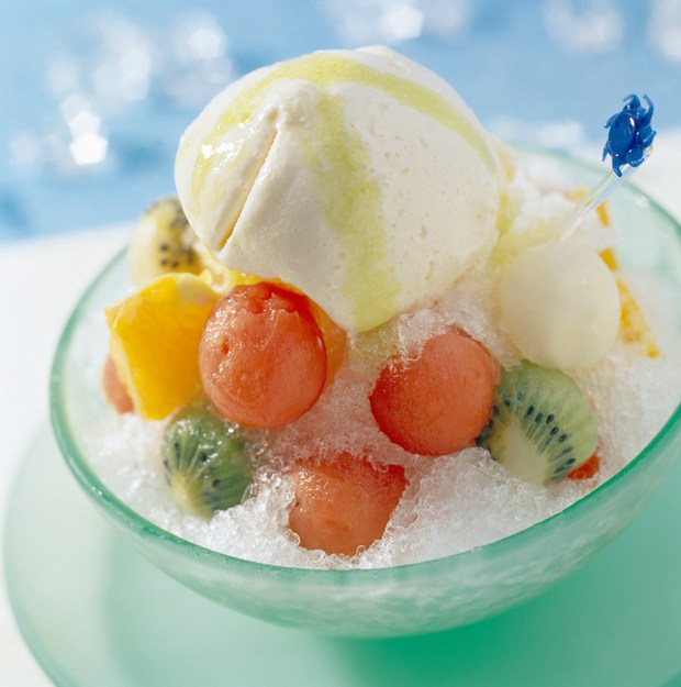 夏天怎么少的了冰淇淋球_甜品美食图片