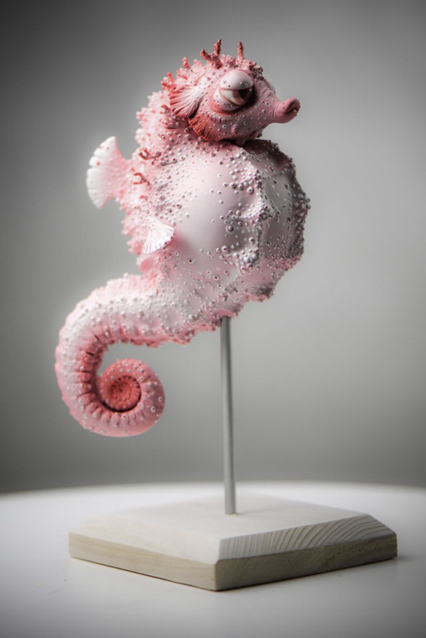 丑萌的海洋动物粘土雕塑设计图片(6)
