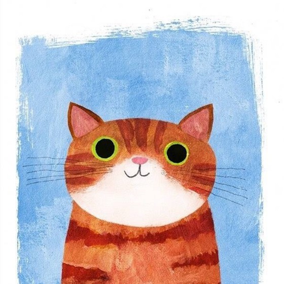 超可爱卡通猫咪插画图片(5)