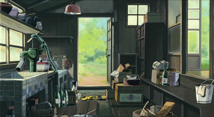 宫崎骏动画世界中优美的场景图片(5)