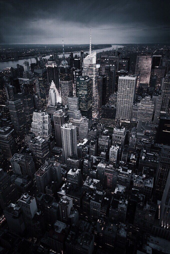现代都市高楼的夜景图片(4)