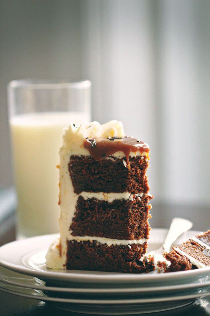 诱人的巧克力蛋糕唯美甜品图片(4)