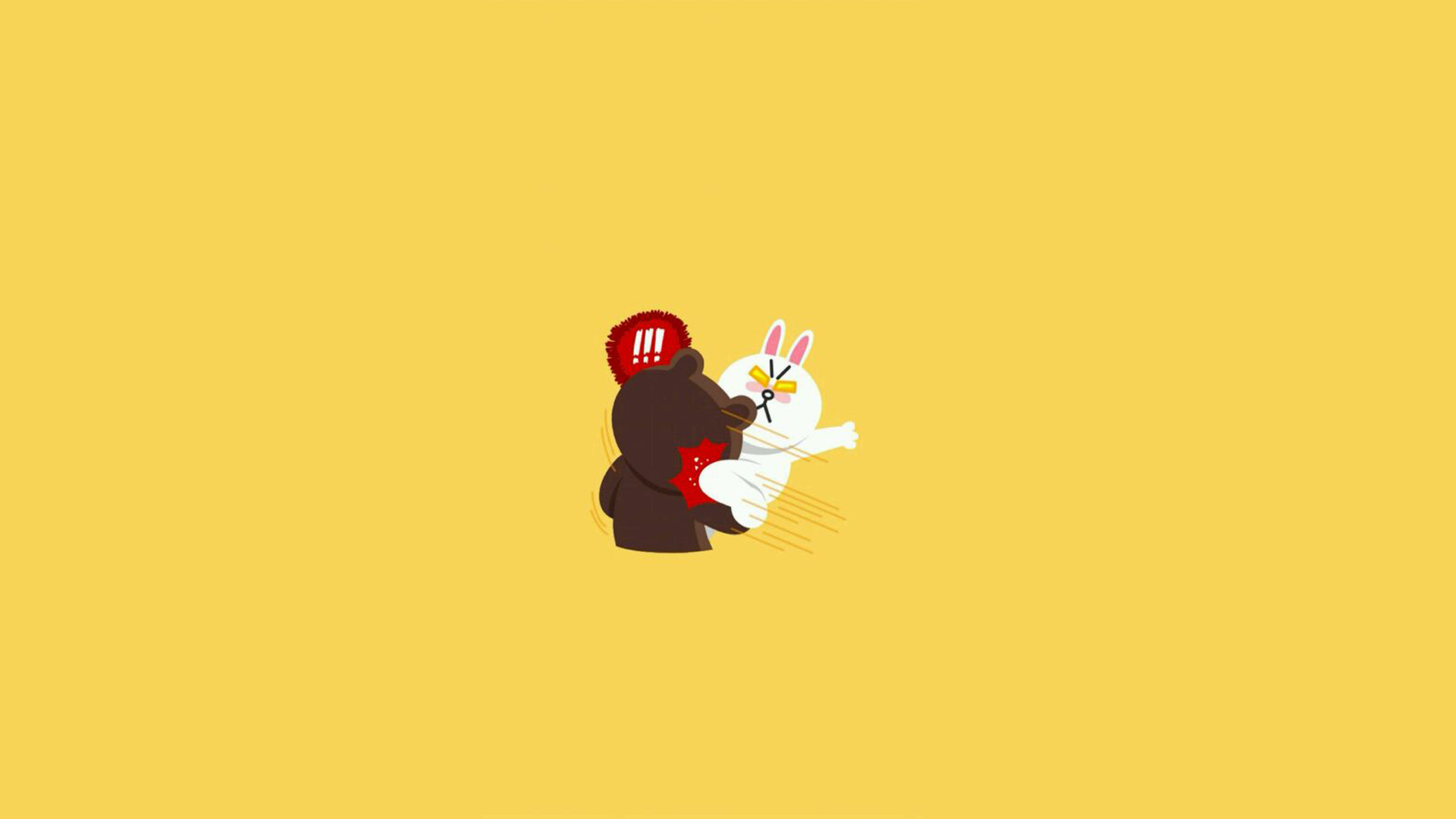 布朗熊可妮兔可爱简约高清卡通图片(3)