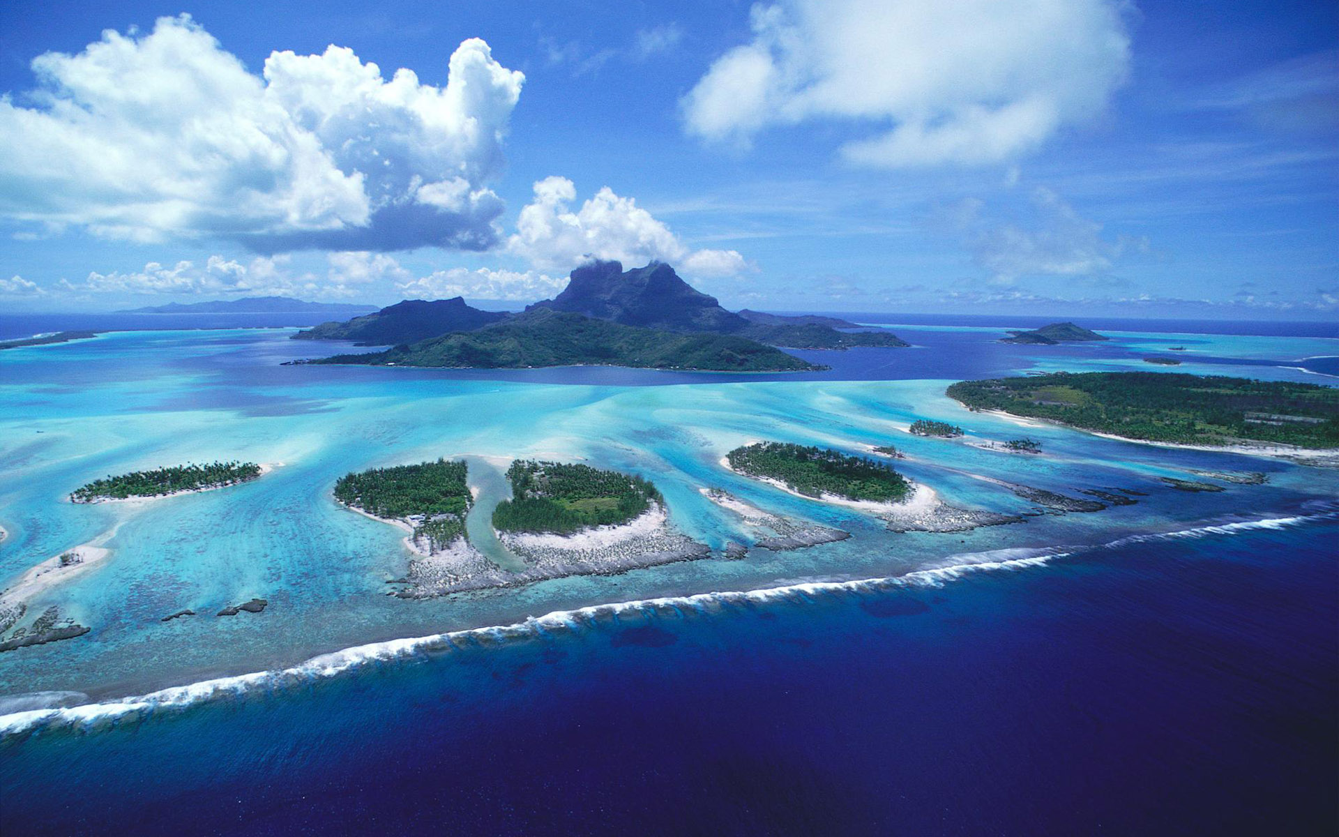 壮观的蓝色海岛风景图片(5)