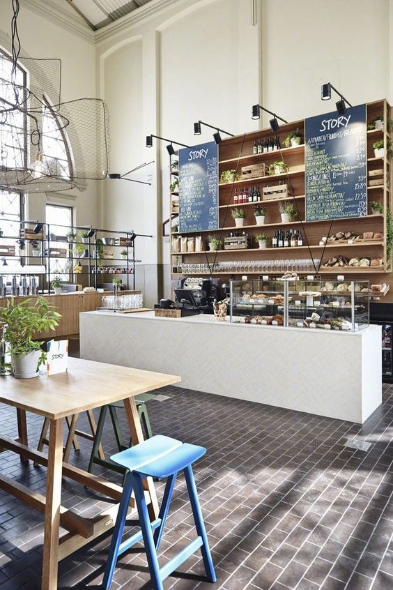 小型咖啡店装修效果图 咖啡店设计效果图(8)