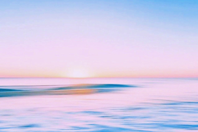 大海也是梦幻的颜色 粉色沙滩大海图片(5)