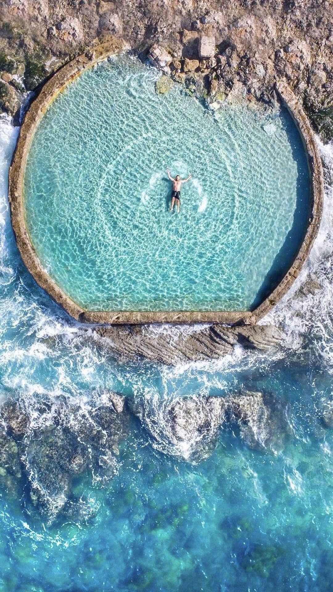 拉古纳海滩的天然泳池图片 梦幻拉古纳海滩(4)