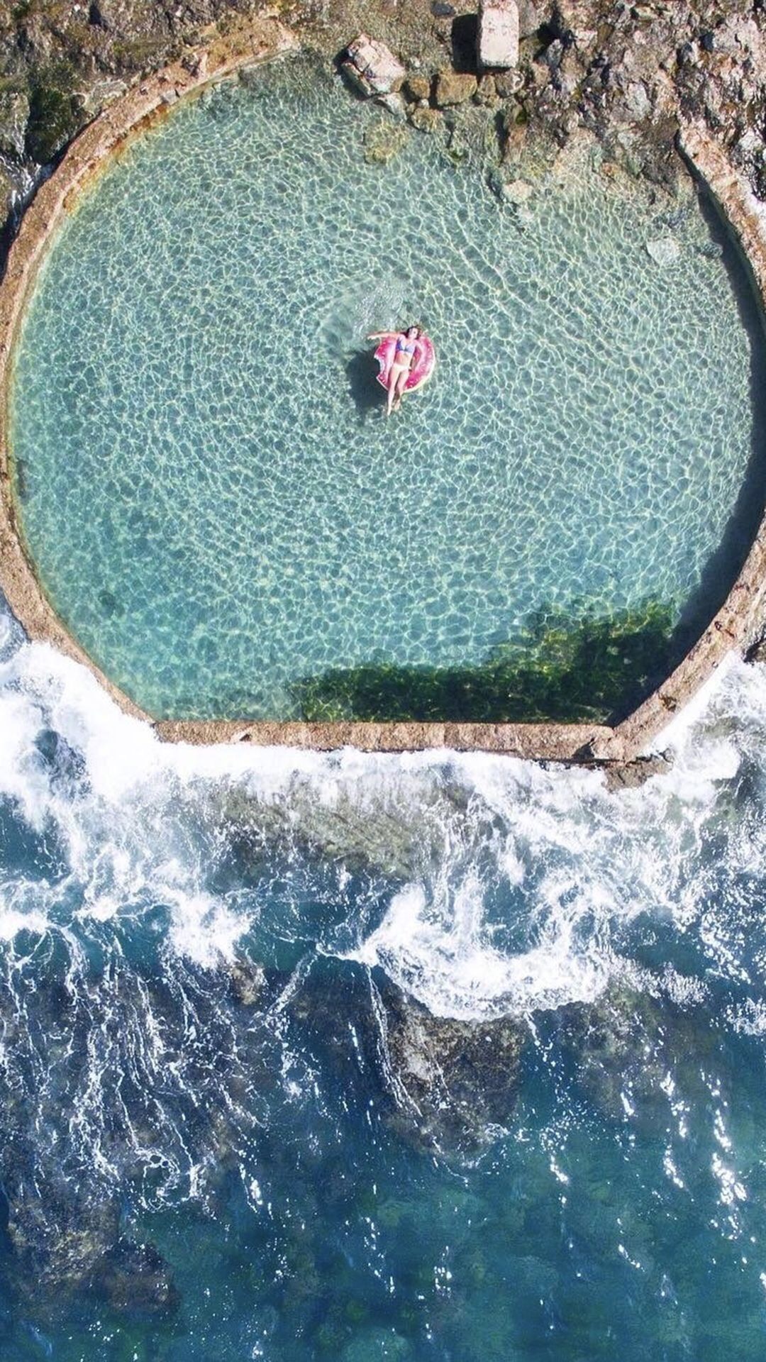 拉古纳海滩的天然泳池图片 梦幻拉古纳海滩(6)