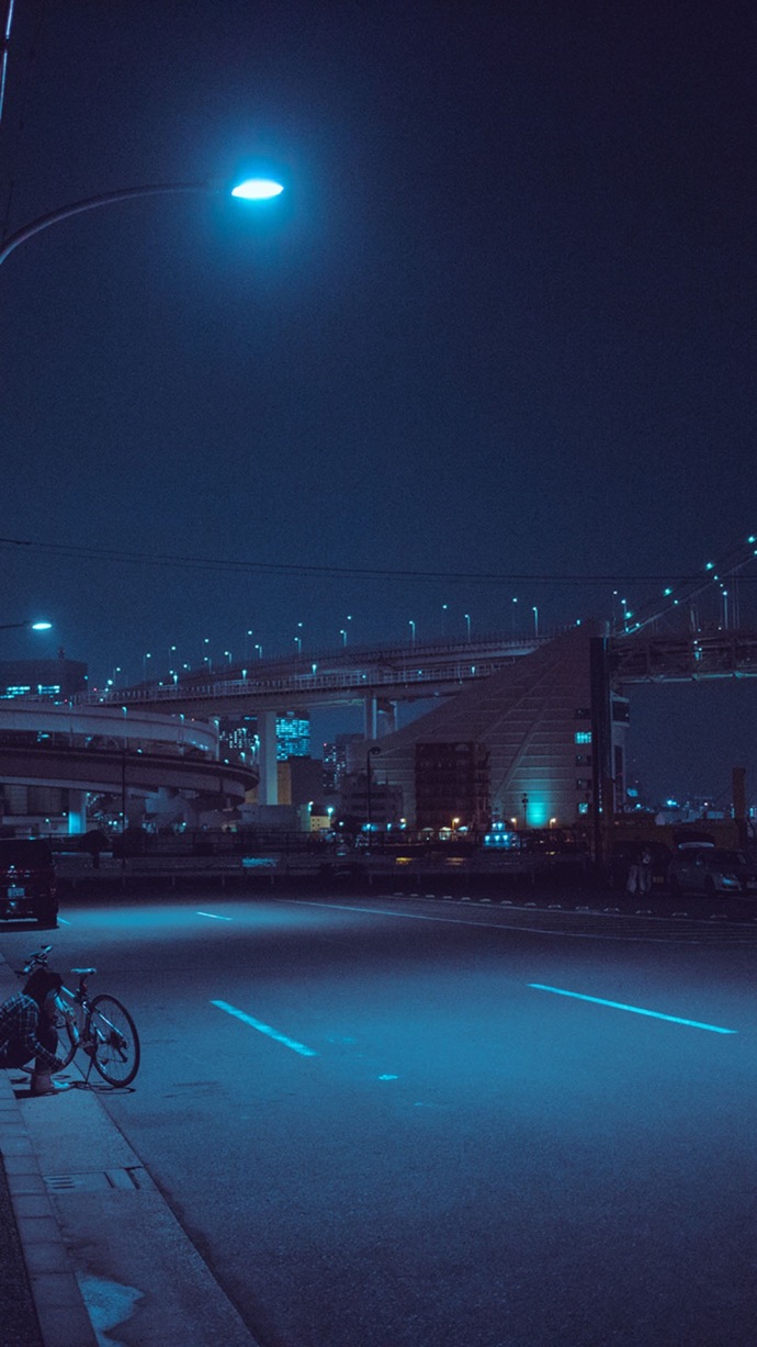 城市夜景图片手机壁纸 霓虹闪烁夜幕无声(3)