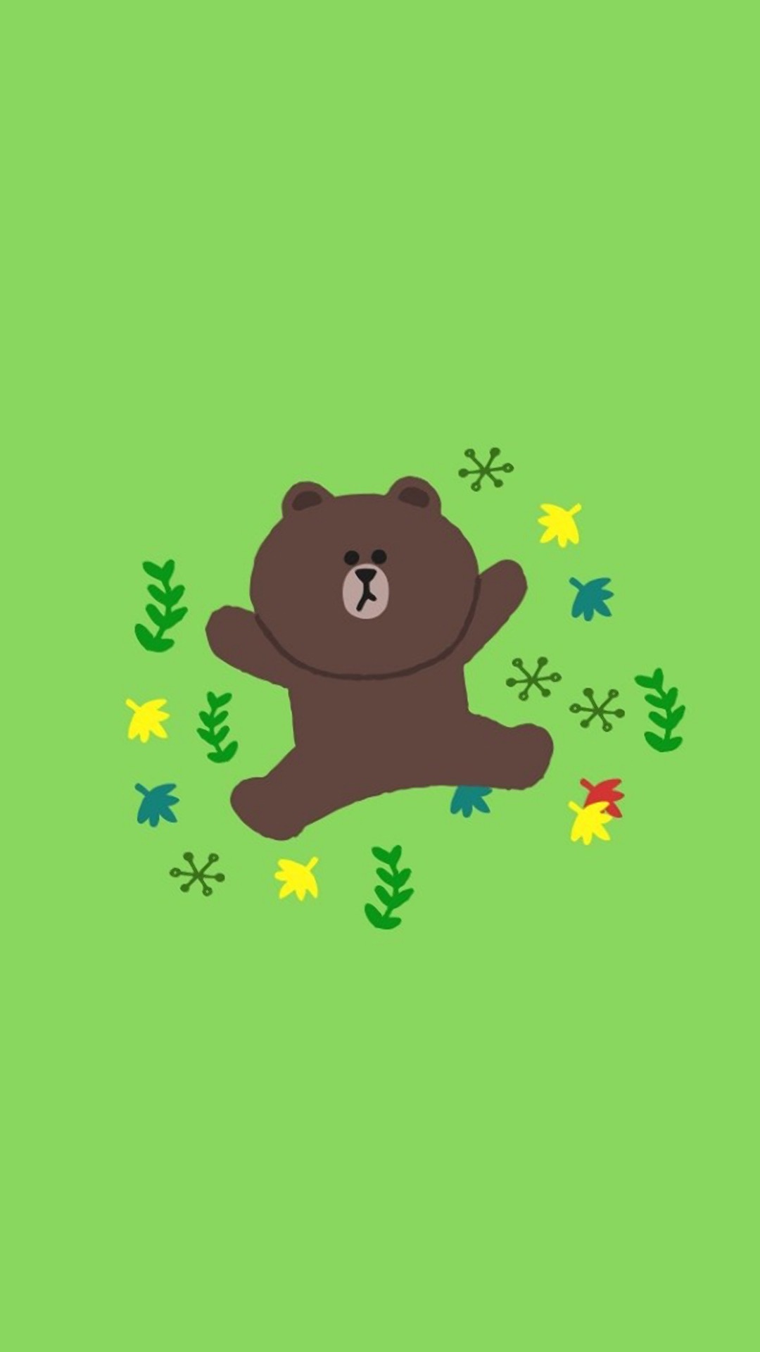 布朗熊图片手机壁纸 布朗熊iphone壁纸高清(4)