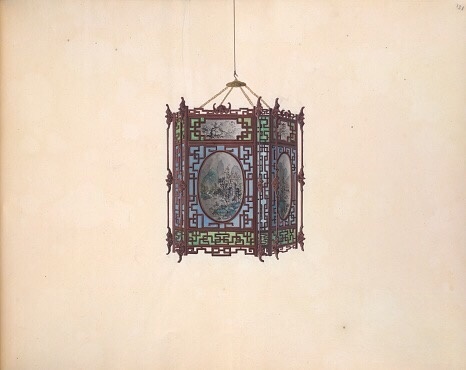 中式灯笼设计图片 点一盏离愁(6)