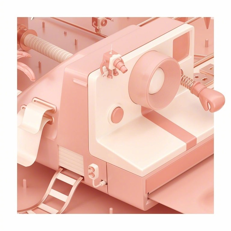3D视觉设计图片素材 粉色系3D视觉设计效果图