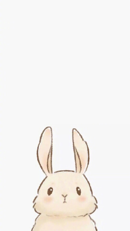 卡通兔子壁纸手机可爱 兔子先生多想抱抱你(7)