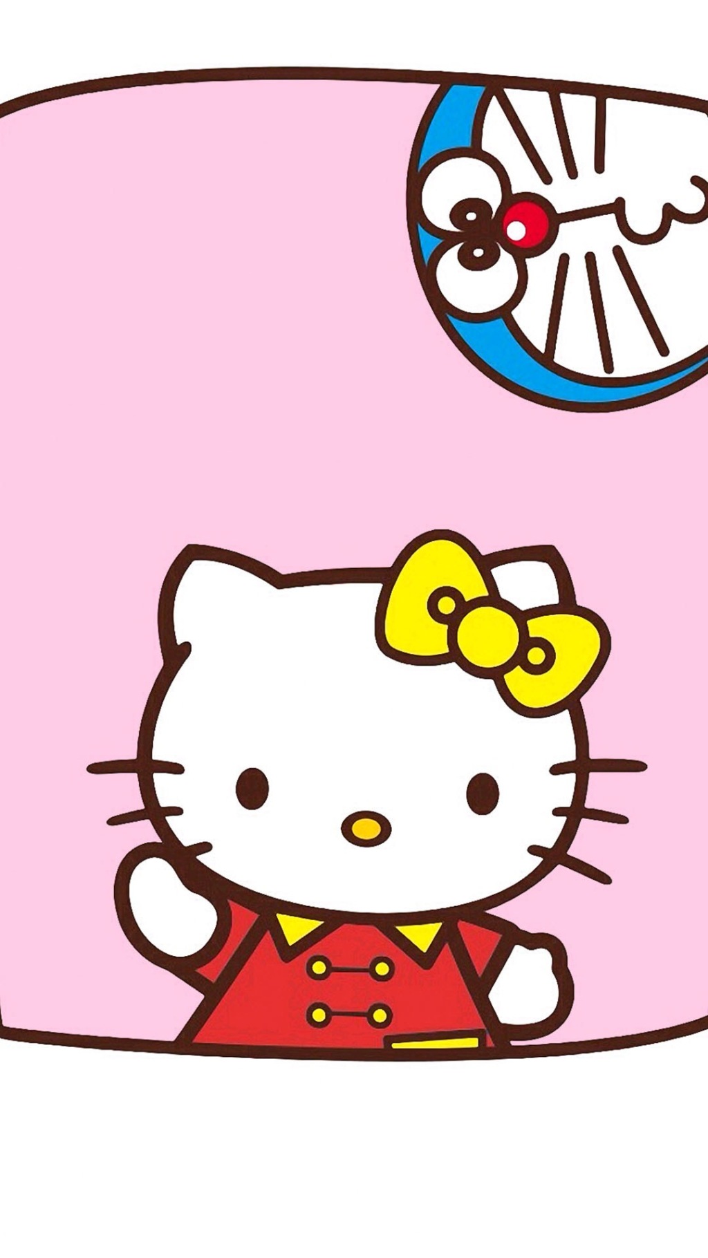 Hello Kitty手机壁纸粉色 可爱hellokitty手机主题壁纸(6)