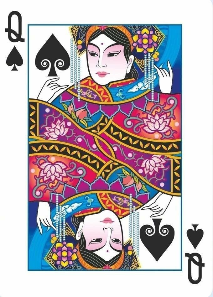 扑克牌设计图片素材 中国古代人物扑克设计图片