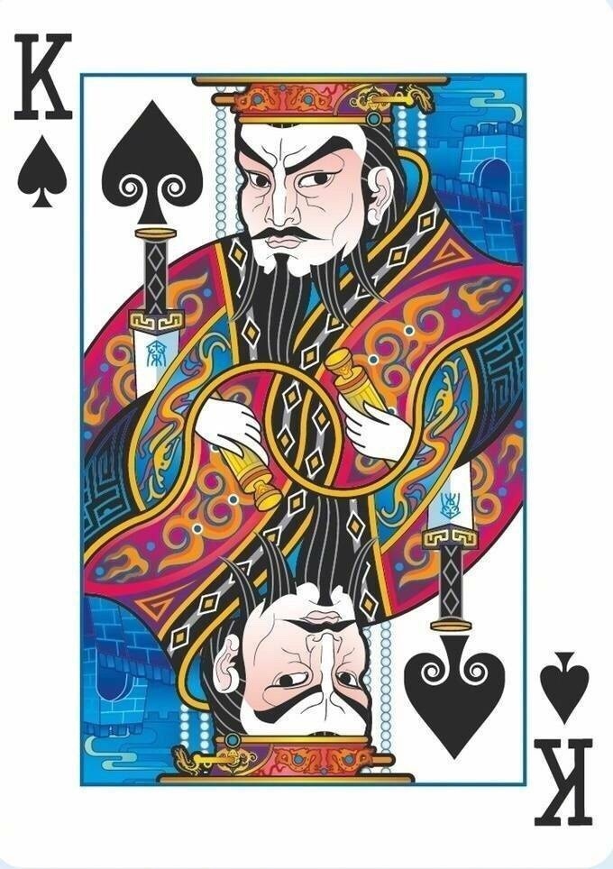 扑克牌设计图片素材 中国古代人物扑克设计图片(3)