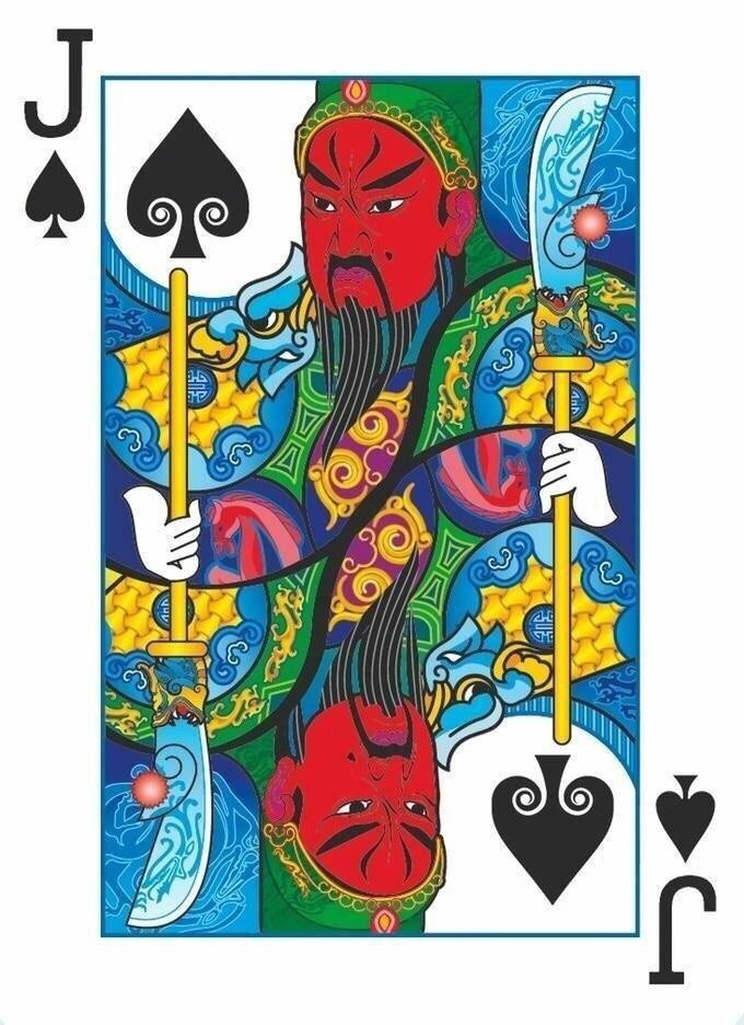 扑克牌设计图片素材 中国古代人物扑克设计图片(4)