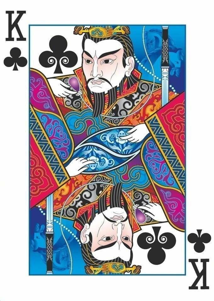 扑克牌设计图片素材 中国古代人物扑克设计图片(6)