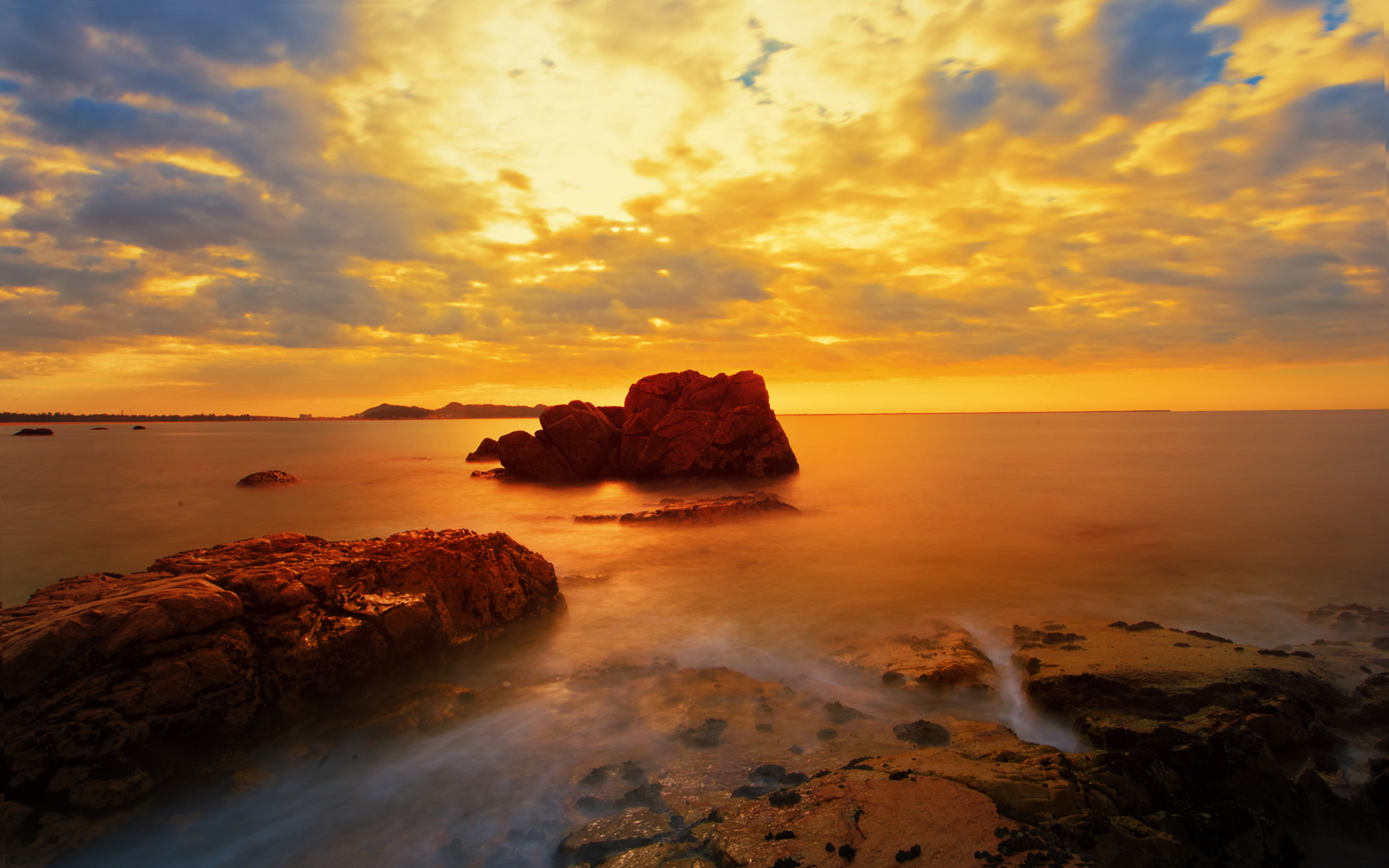日出图片唯美 海边日出唯美自然风光风景图片(3)