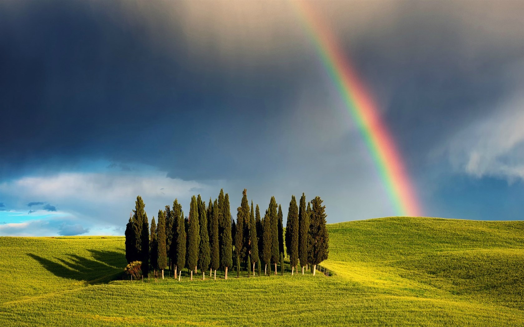 彩虹图片真实照片唯美 雨后最美彩虹照片