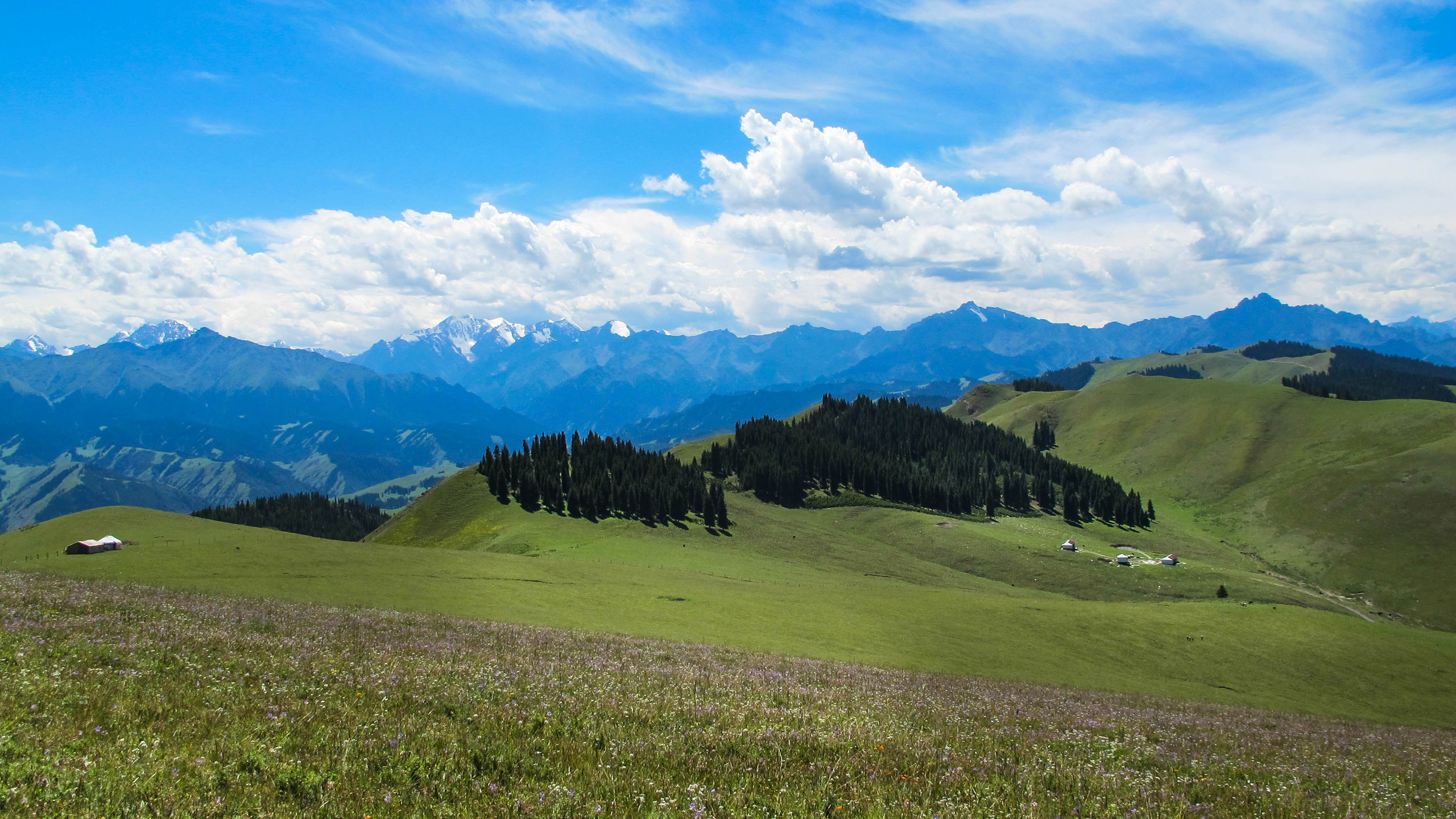 草原风景图片高清大图 新疆索尔巴斯陶风景图片