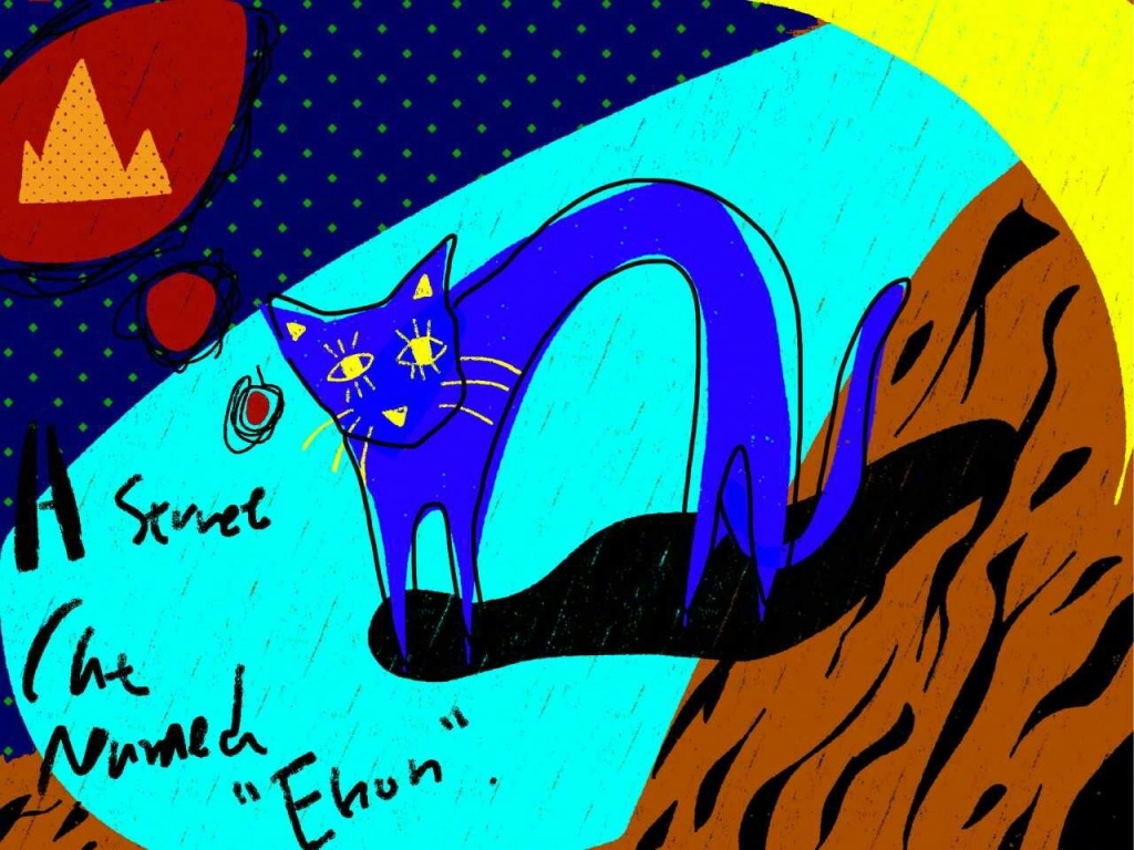 猫的插画图片 创意配色插画图片(3)