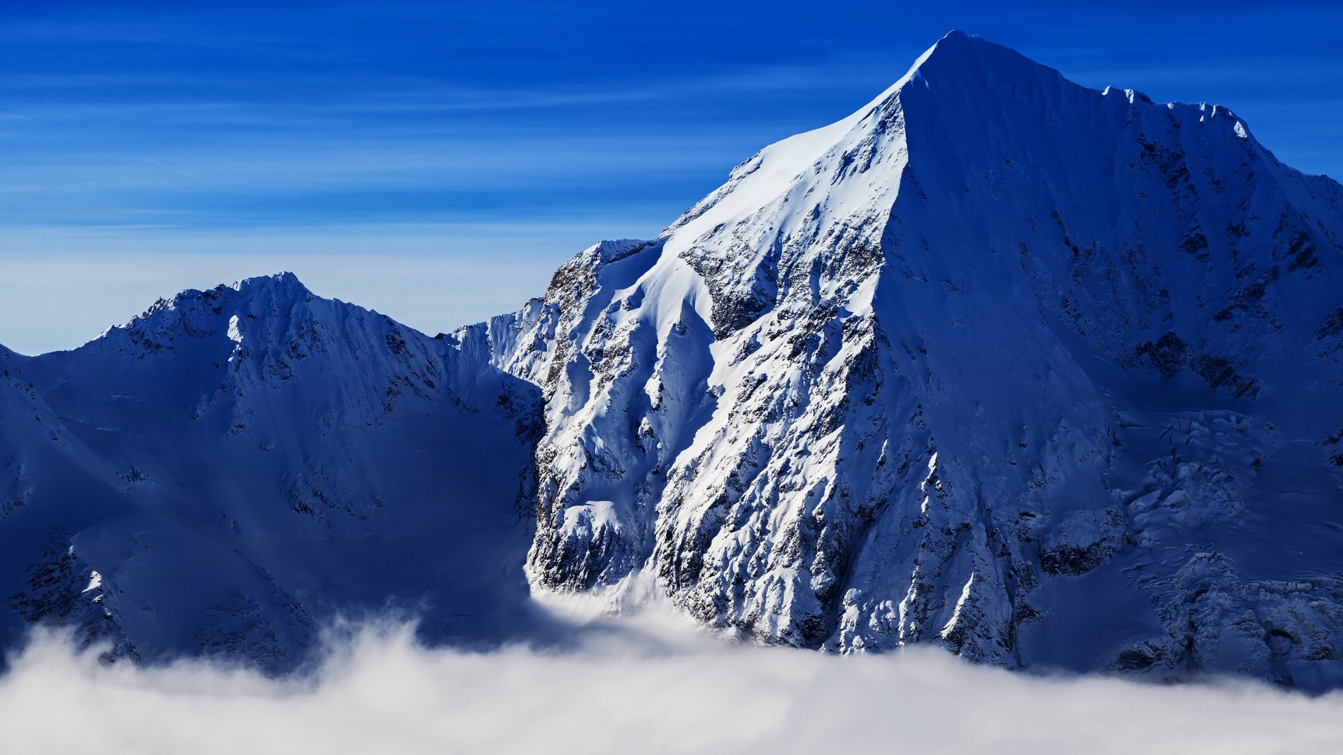 冬天雪景图片 绝美雪山唯美自然风光图片(3)