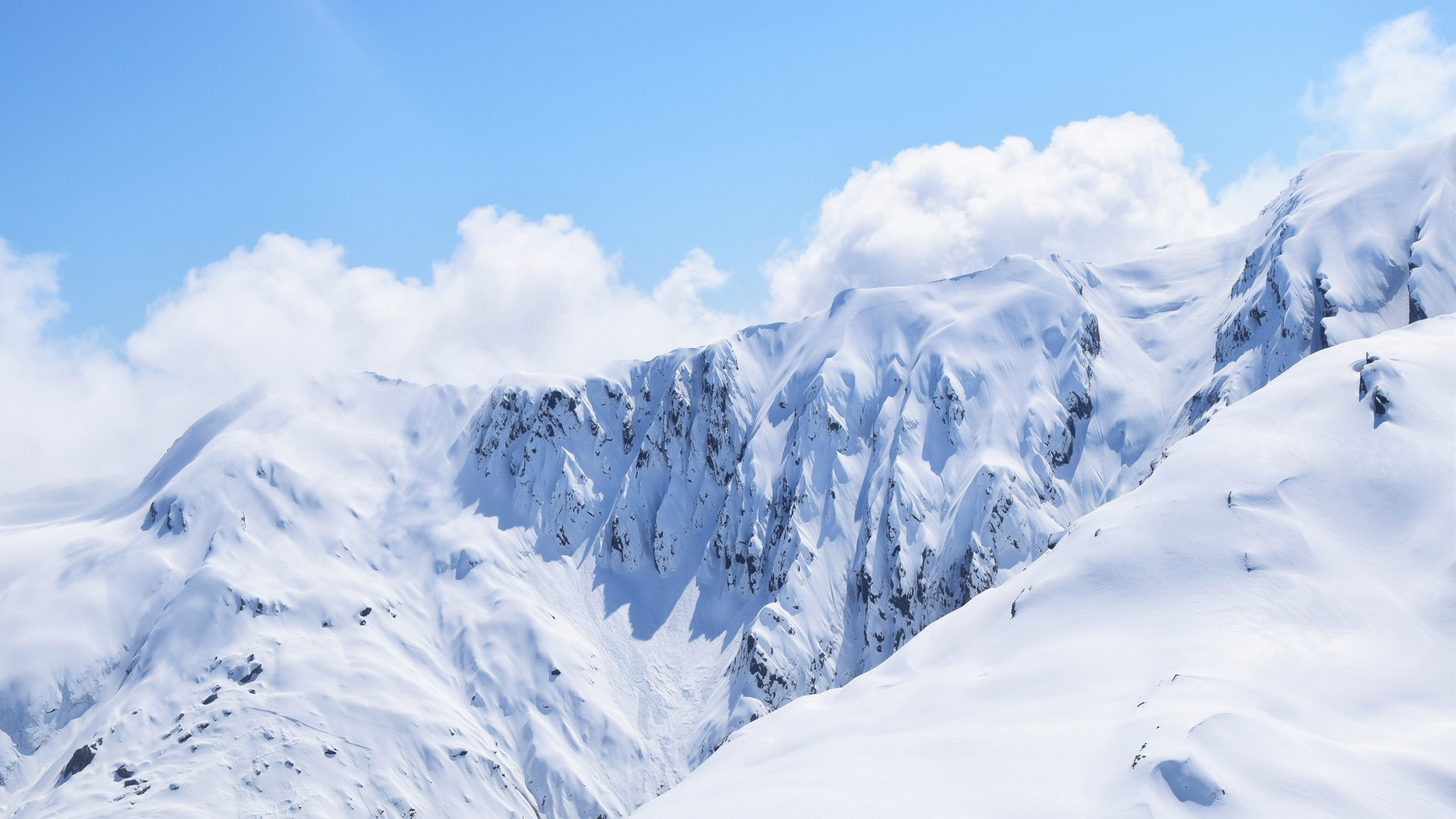 冬天雪景图片 绝美雪山唯美自然风光图片(7)