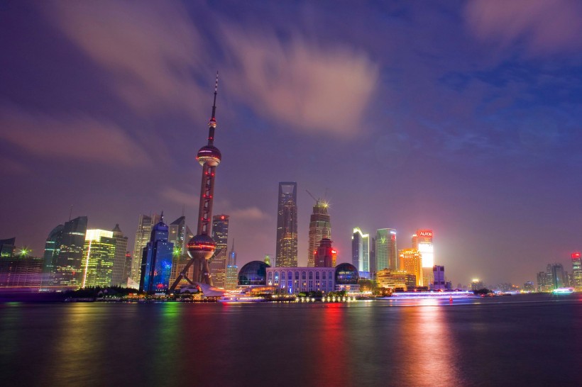 上海城市夜景图片 上海美景图片(4)