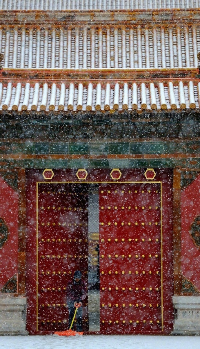 北京雪景图片大全 北京故宫雪景图片(7)