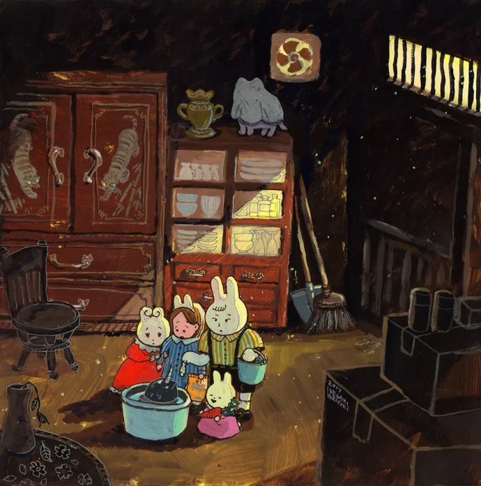 唯美手绘插画图片 日本童话小世界图片(7)