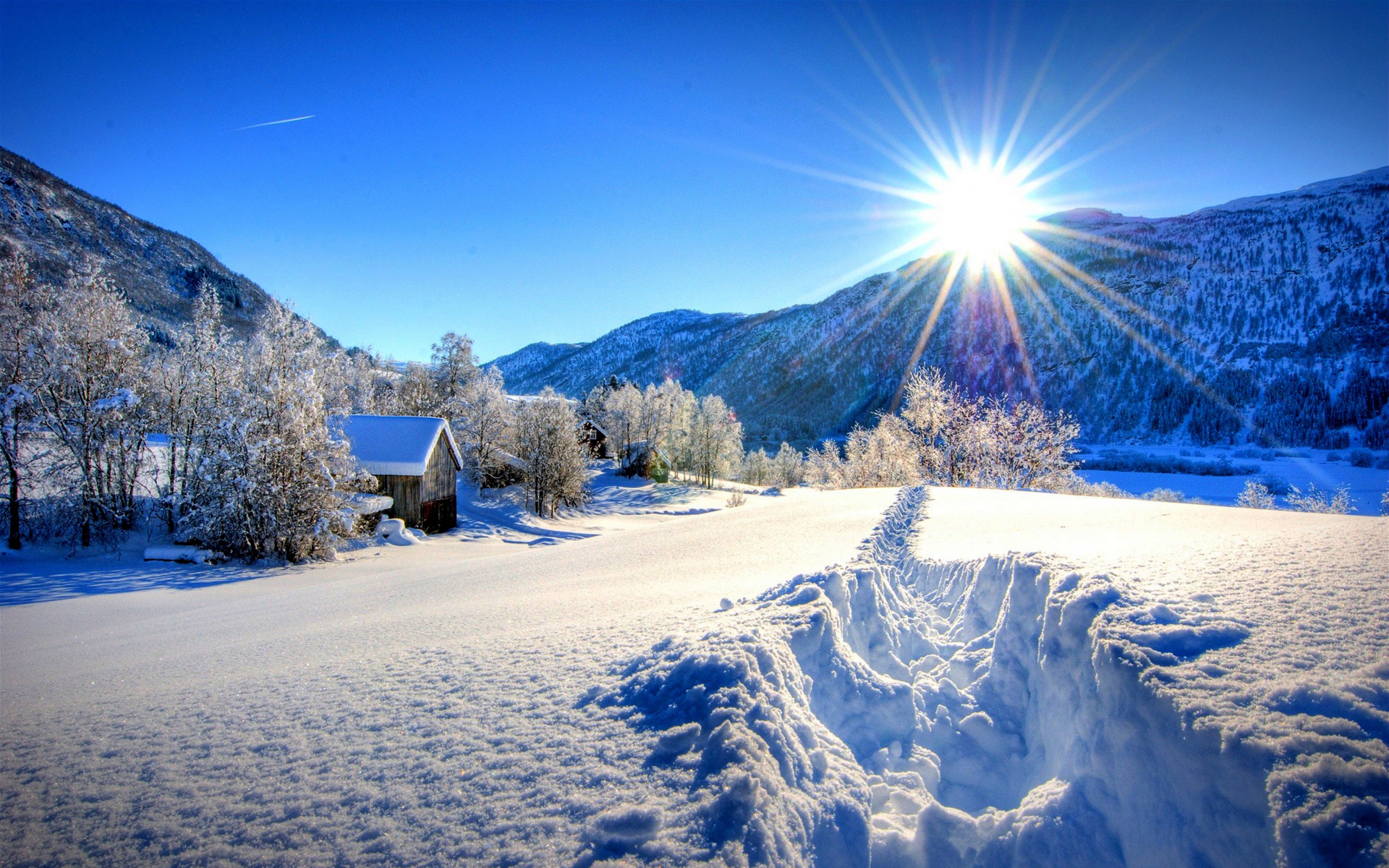 自然风景摄影图片 唯美雪景自然风光高清图片(5)