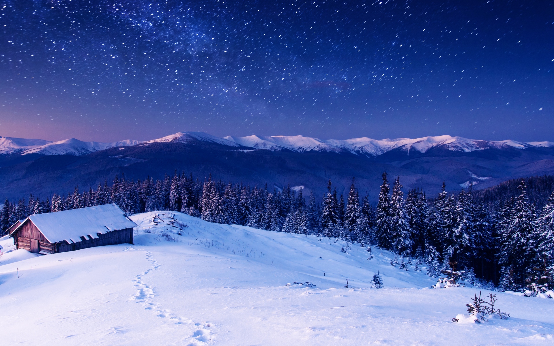 自然风景摄影图片 唯美雪景自然风光高清图片(6)