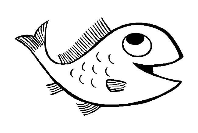 鱼儿简笔画图片 鱼儿的简笔画图片大全(2)