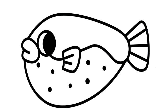鱼儿简笔画图片 鱼儿的简笔画图片大全(4)