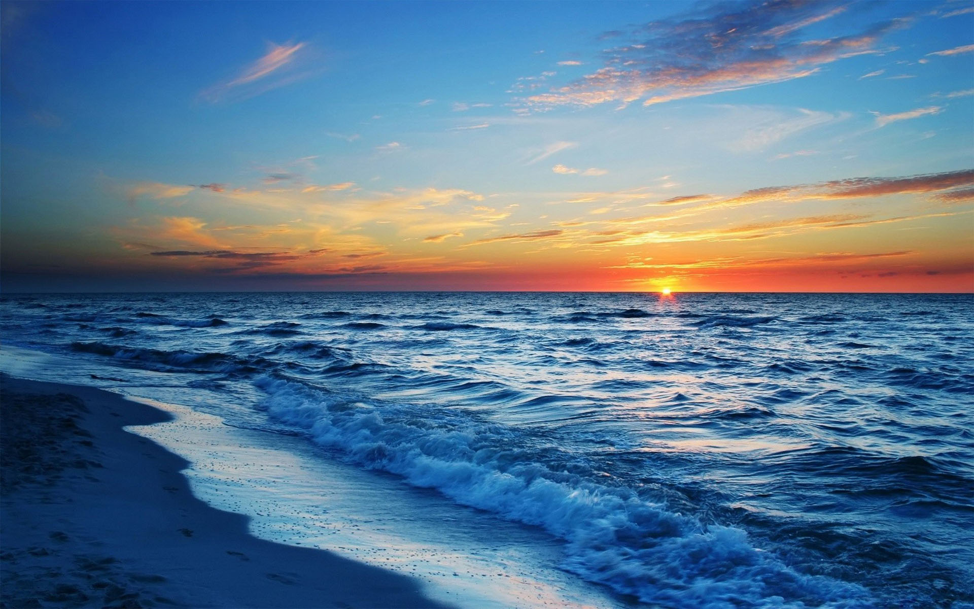 世界最漂亮的风景图片 唯美静谧的蓝色大海高清图片(4)