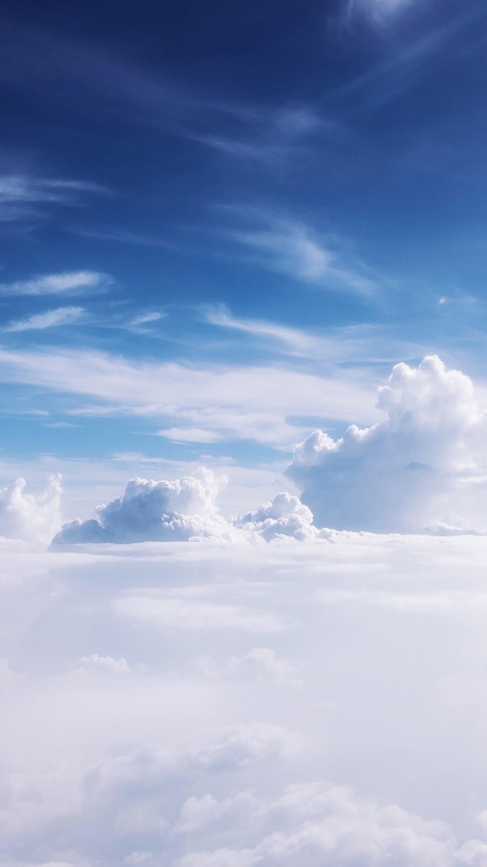 蓝天白云图片 坐望云卷云舒的美感(2)