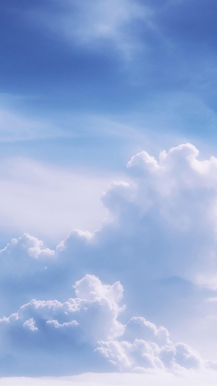 蓝天白云图片 坐望云卷云舒的美感(6)