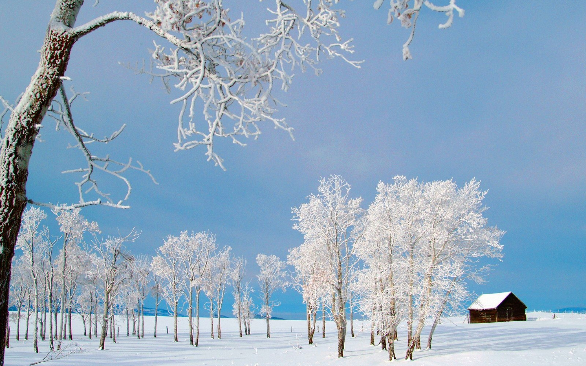 世界优美风景图片 大自然冬季雪景高清图片